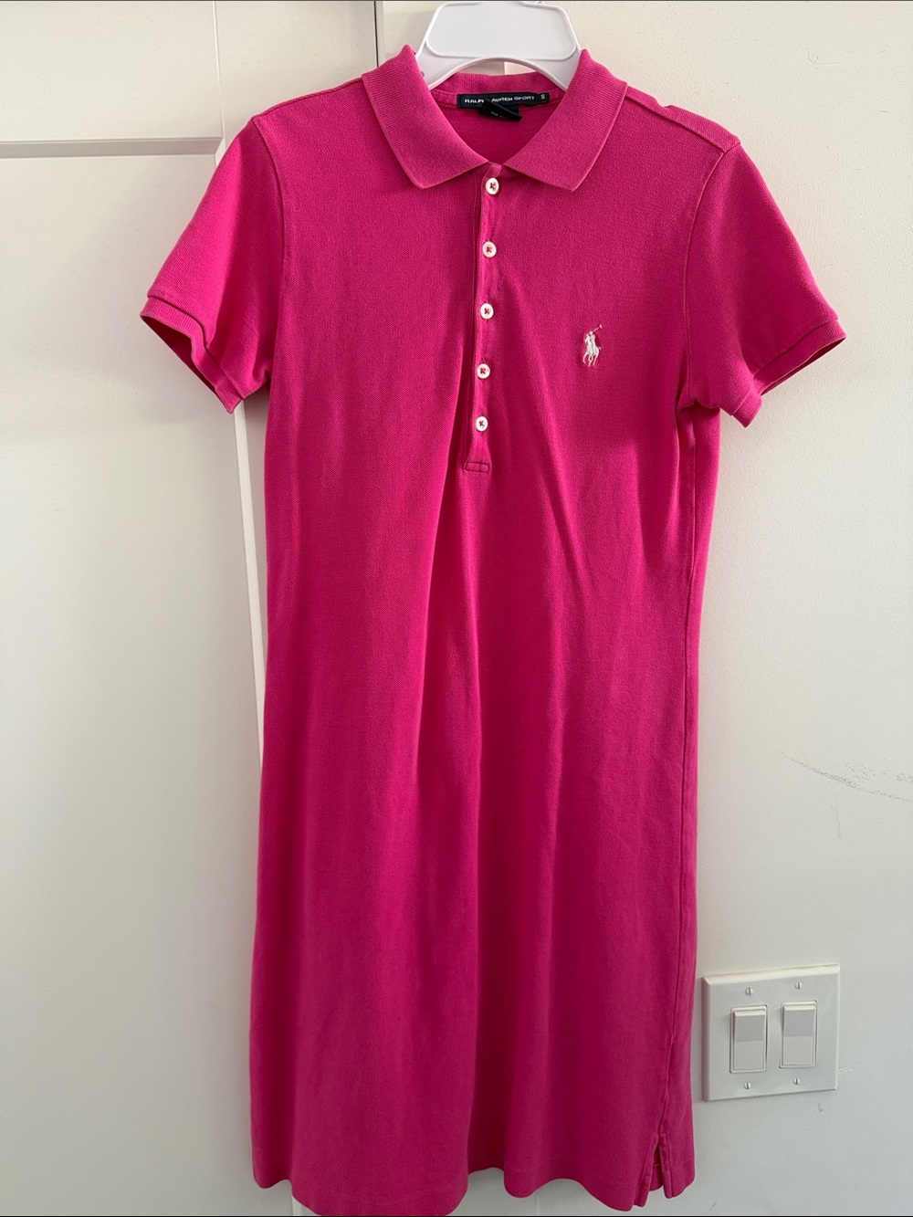 Vintage Y2K Ralph Lauren Pink Polo Dress